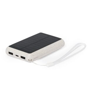 Powerbank aus Weizenstroh 5000 mAh mit individuellem Branding
