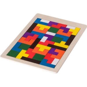 Puzzle aus Holz und Baumwolle für Ihr Marketing